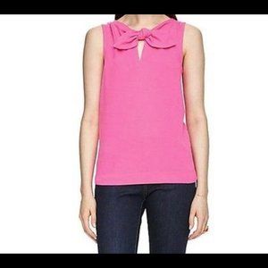 Kate Spade Pomona Tank Top Pink Bow Medium Rio Pink